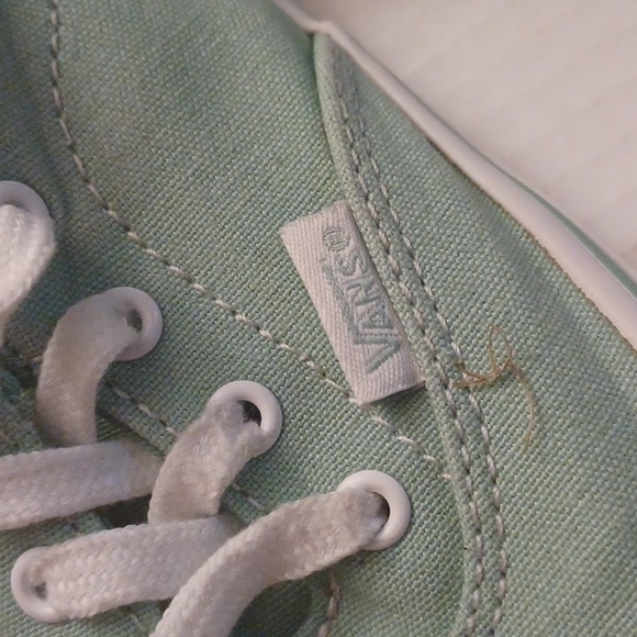4/$40 Mint Green Vans Sneakers - Size US 3 (Missy) - Picture 7 of 12